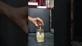 Old Monk on the Rocks with Lemon &ndash; Easy Rum Drink
