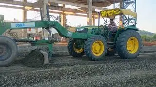 Tractor Grader Doing Road Work!2 Excavators Loading Tata Dump!
