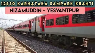 12630 Karnataka Sampark Kranti Superfast H.Nizamuddin - Yesvantpur