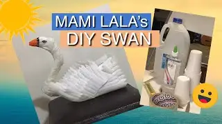 Paggawa ng Swan (plastic cup)