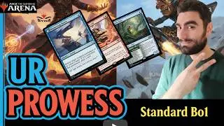 IZZET PROWESS Standard Bo1 #mtgarena #magic #mtgita #magicthegathering