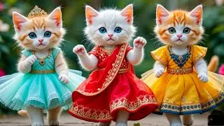 Cosmic Cats Song  - The Singing Cat Catchy Tune #funnycats #dancingcat