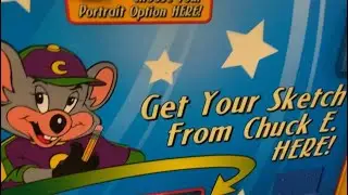Me using Chuck E. Cheese’s Sketch Book at I-Drive Orlando FL.