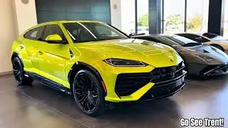 2026 Urus SE in Verde Citrea - Exterior & Interior #urusse #lamborghini  