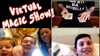 Virtual Magic Show! | Zoom Birthday Show
