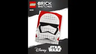 LEGO Instructions | Star Wars | 40391 | First Order Stormtrooper | Brick Sketches