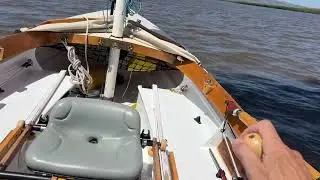 Suisun Slough, whipstaff sailing