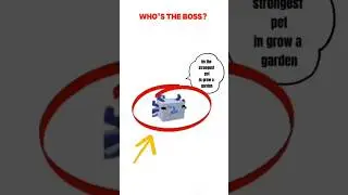 Who's the boss? Grow a garden #growagarden #roblox #shorts