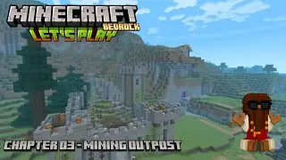 MINING OUTPOST | Let's Play Survival Minecraft | Chapter 03