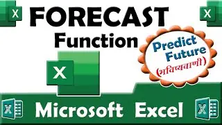 Forecast Function in Excel | FORECAST Function Explained | Forecast Function in Excel in Hindi