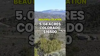 5.04 Acres for Sale in Fir, CO for $16500. Beautiful location #land #property #investing #fyp #viral