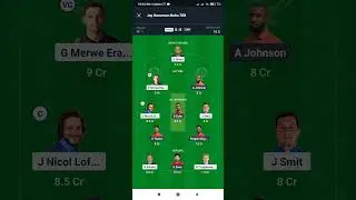 NAM v/s CAN #fantasy #dream #cricketgame #team11 #ipl #dream11fantasy #cricket #cricketfantasy