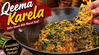 Qeema Karela | Village Style Pakistani Recipe | ASMR Cooking | Live From Kitchen