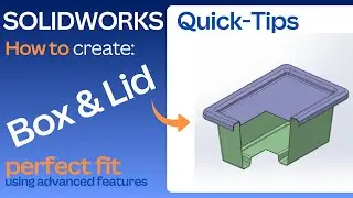 Box with Draft, Surface Offset, Analysis & Shell - SOLIDWORKS