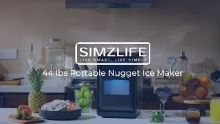 Simzlife 44 lbs Nugget Ice Maker | 7 Minute Nugget Ice, Every Time