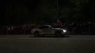 Gumball 3000 Edinburgh #19 BMW I8 and Bentley Continental GT