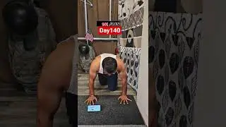 141 Push-Ups, One Step Closer to Greatness #PushUps #PushUpChallenge #StrengthGoals #DisciplineWins