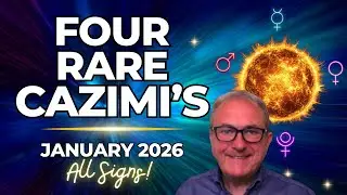 Four Rare Cazimi&rsquo;s in January 2026 | A Shift in Time (All Signs)