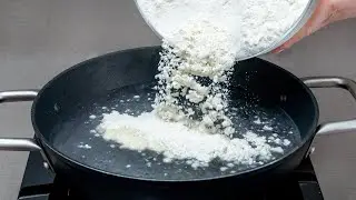 Versez la farine dans leau bouillante et vous me remercierez pour cette brillante recette !