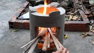 DIY Cement Stove At Home | Easy Step By Step