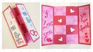 Secret Message Card Tutorial | valentine's day special card | DIY card ideas