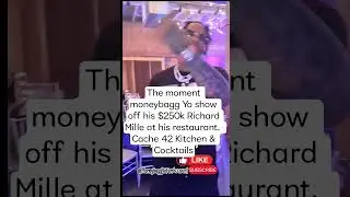 moneybagg Yo $250k Richard Mille Watch 😳 #moneybaggyo #shorts #rap #rapper