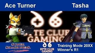 Byte Club Gaming (TM20XX) SSBM - Ace Turner (Fox) Vs. Tasha (Fox) Smash Melee - Winners Round 1