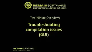 TD/OMS Troubleshooting Compilation Issues