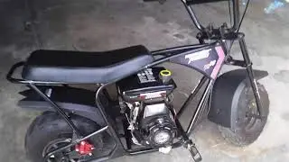 Monster Moto MM80 Mini Bike Finally Running After New Spark Plug, Float Bowl, Air Filter