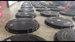 Highway Heavy Duty Composite Manhole Covers and Frames，Community Road Light Manhole Covers