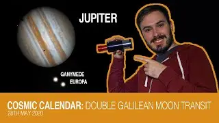 Cosmic Calendar: Jupiter Double Galilean Moon Transit