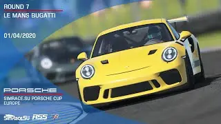 Round 7: Le Mans Bugatti Circuit @ 01.04.2020 @ SR Porsche Cup Europe 2020