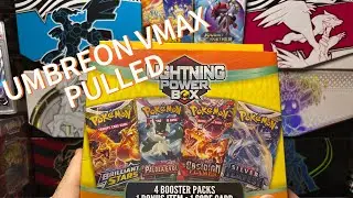 We Pulled the UMBREON VMAX Chase Card!! 🔥 MJ Holding Pok&eacute;mon Mystery Box Opening