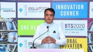 Dr Ashwathnarayan C.N at BTS2020 valedictory on success of BTS2020