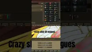 World record 820 levels in one tick  rs3 leagues #runescape #rs3 #leagus #gaming