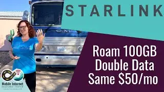 Starlink Doubles Data on $50/mo Roam Plan - Now 100GB, with Unlimited Low Speed Data After