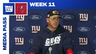 Postgame Interviews: Giants vs. Buccaneers | Joe Judge, Daniel Jones, Saquon Barkley