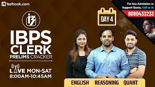 IBPS Clerk Preparation 2018 | IBPS Clerk 2018 | IBPS Clerk Quant, English & Reasoning Class Day 4