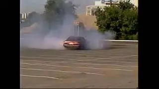 Audi 5000 CS Turbo Quattro Donuts And Drifting
