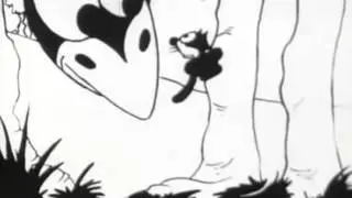 Felix Doubles for Darwin 1924 Cartoon   Amazing Cartoons