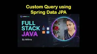 Custom Query using Spring Data JPA