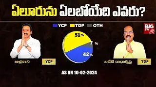 ఏలూరును ఏలబోయేది ఎవరు    Alla Nani Vs Badeti Radhakrishna   | @BIGTVDigital