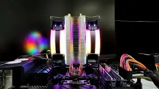 CPU Air Cooler X79 X99 3Pin-4Pin PWM Processor Cooling Fan For I