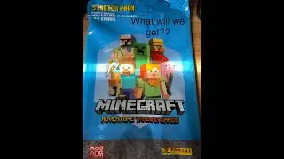 OPENING Minecraft Trading Cards Panini Collectors Pack