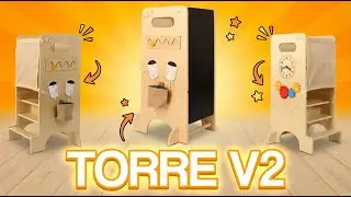 Tutorial de Montaje Torre de Aprendizaje Montessori de HOGAR GOURMET