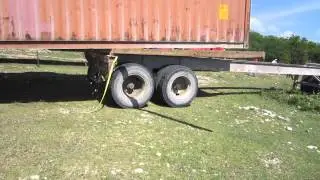 Unloading a shipping container in Savanette, Haiti, Missions International of America