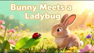 Bunny Meets a Ladybug 🐰🐞 | Calm Meadow Story for Toddlers & Kids