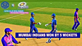 RR vs MI match - 44 Highlights | Tata ipl 2022 Highlights | Tech Gaming