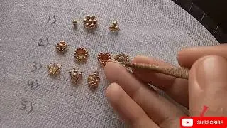 Aariwork buttas design's / Butta design's / simple butta design's @RashmiMukund75