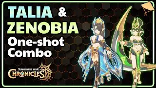 TALIA & ZENOBIA (Water Chakram & Wind Boomerang) TEST DAY - Summoners War Chronicles